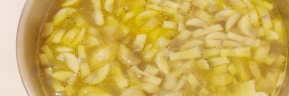 томленый грибной суп