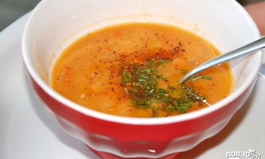Рецепт турецкого супа из чечевицы