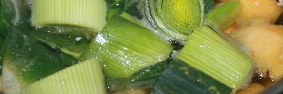 тыквенный суп с луком пореем и пармезаном