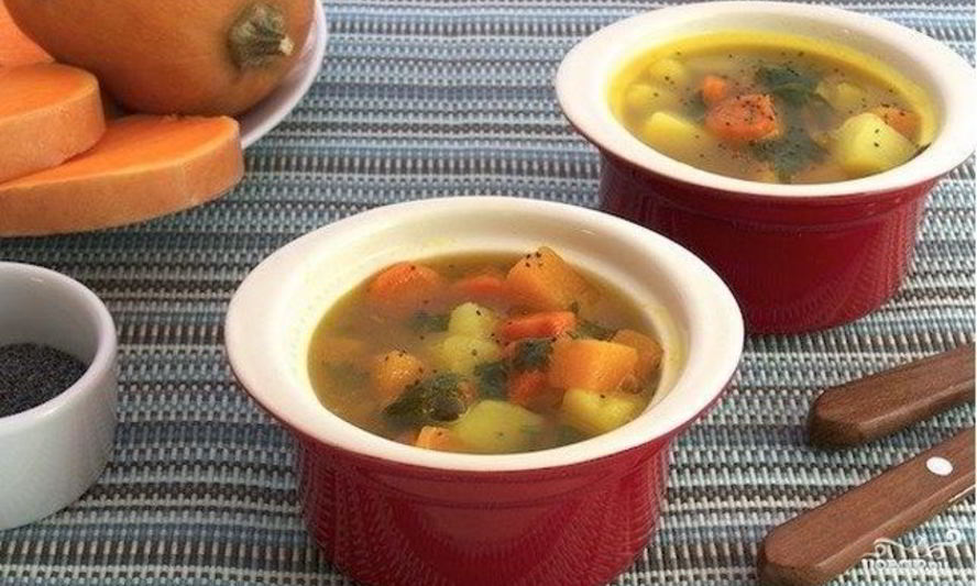 Рецепт вегетарианского тыквенного супа