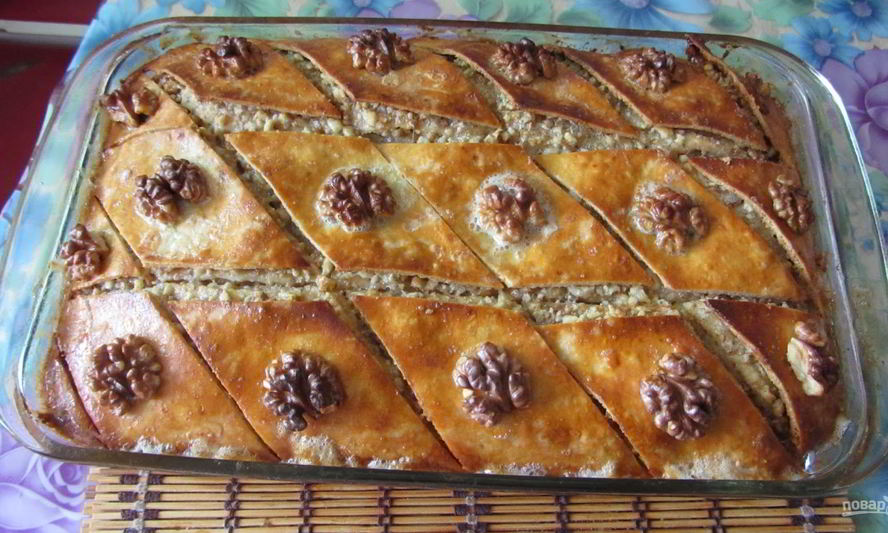 Рецепт азербайджанской пахлавы