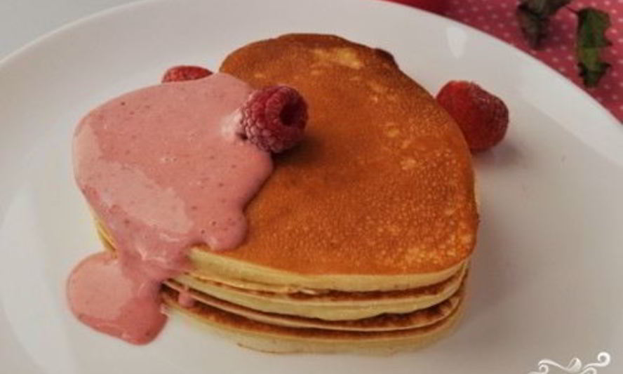 Рецепт американских блинчиков на день святого валентина