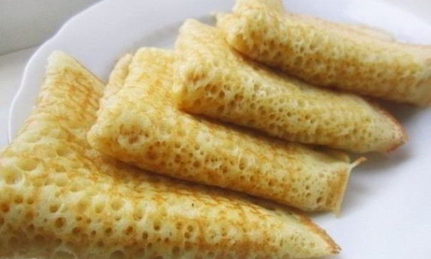 Рецепт блинчиков ажурных