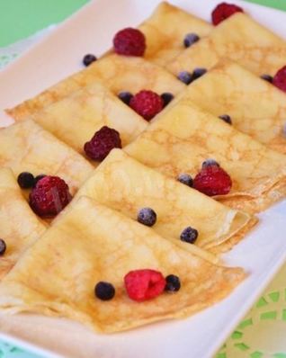 Блинчики и апельсиновый соус для блинов