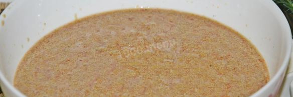 блинчики из икры карпа с соусом