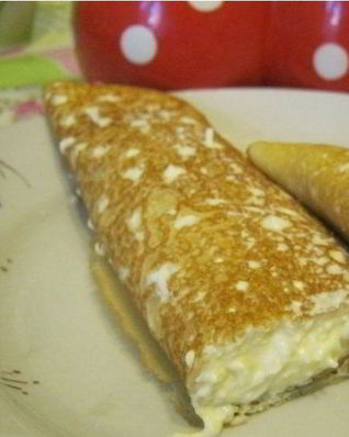 Блинчики из майонеза и яиц