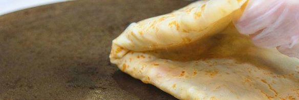 блинчики креп с яйцом и грибами