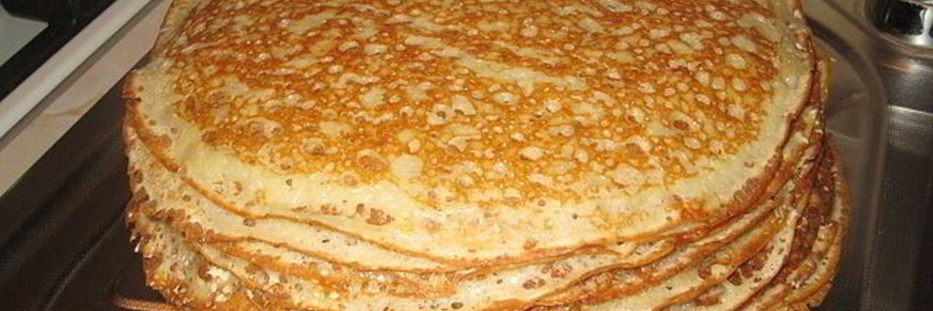 Блинчики на дрожжах