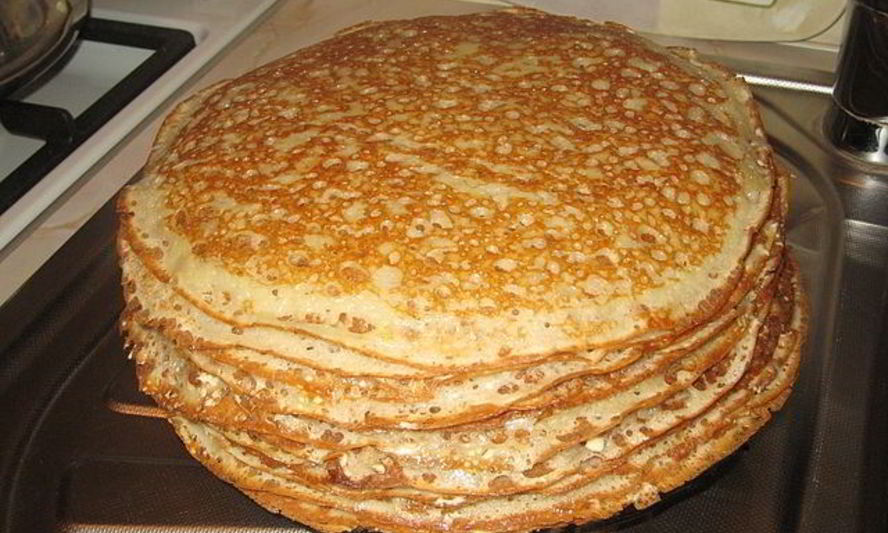 Рецепт блинчиков на дрожжах