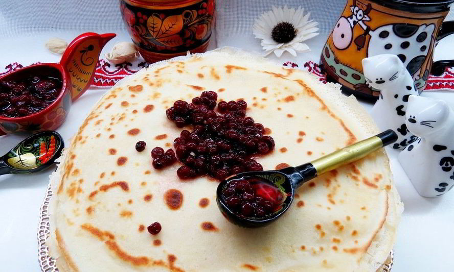 Рецепт блинчиков на молоке и сметане