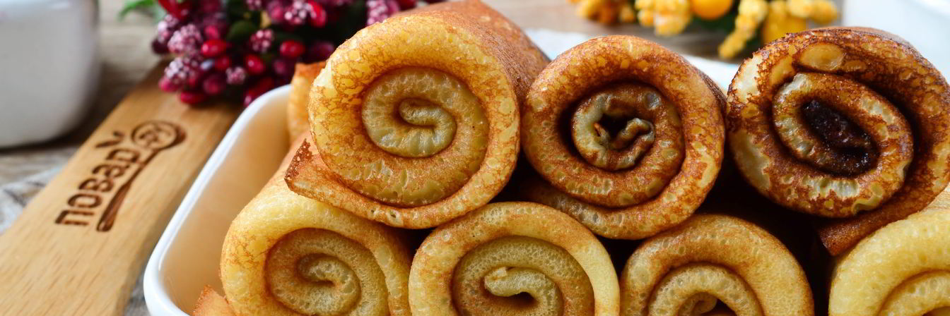 Блинчики на сгущенке