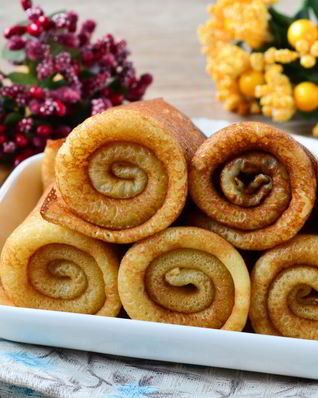 Блинчики на сгущенке