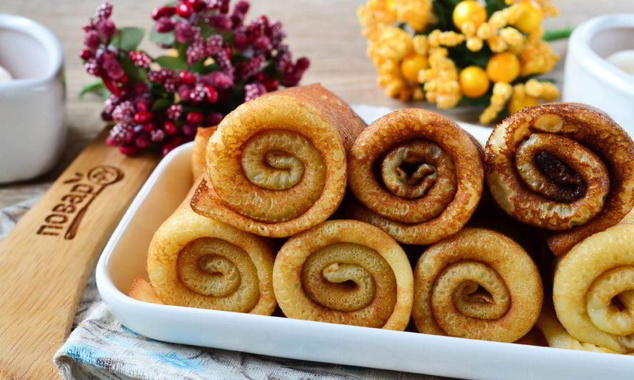 Рецепт блинчиков на сгущенке