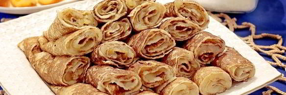 блинчики на сыворотке с яблоками