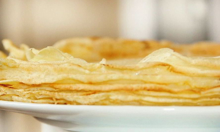 Рецепт блинчиков на воде