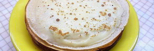 блинчики с индейкой и манго