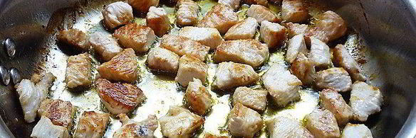 блинчики с индейкой и манго