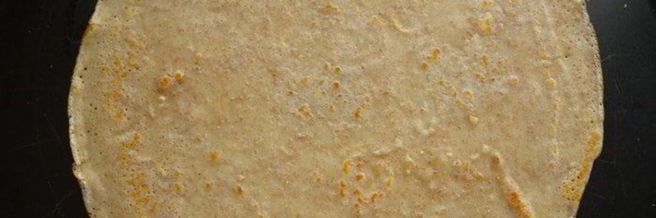 Блинчики с кукурузной мукой и отрубями