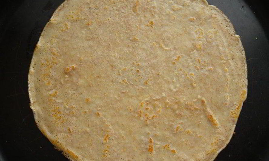 Рецепт блинчиков с кукурузной мукой и отрубями