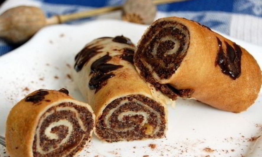 Рецепт блинчиков с маковой начинкой к чаю