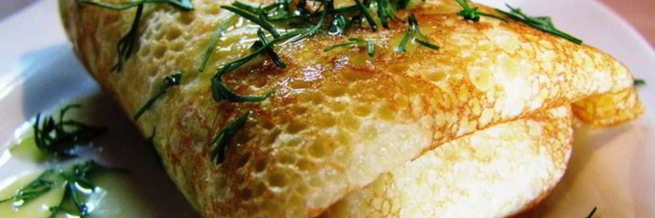 Блинчики с мясом