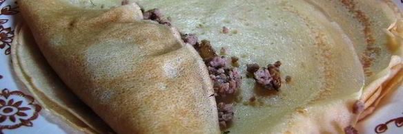 блинчики с мясом