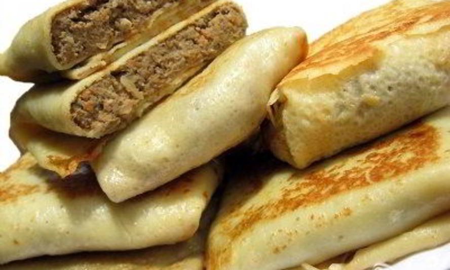 Рецепт блинчиков с печенью и яйцом