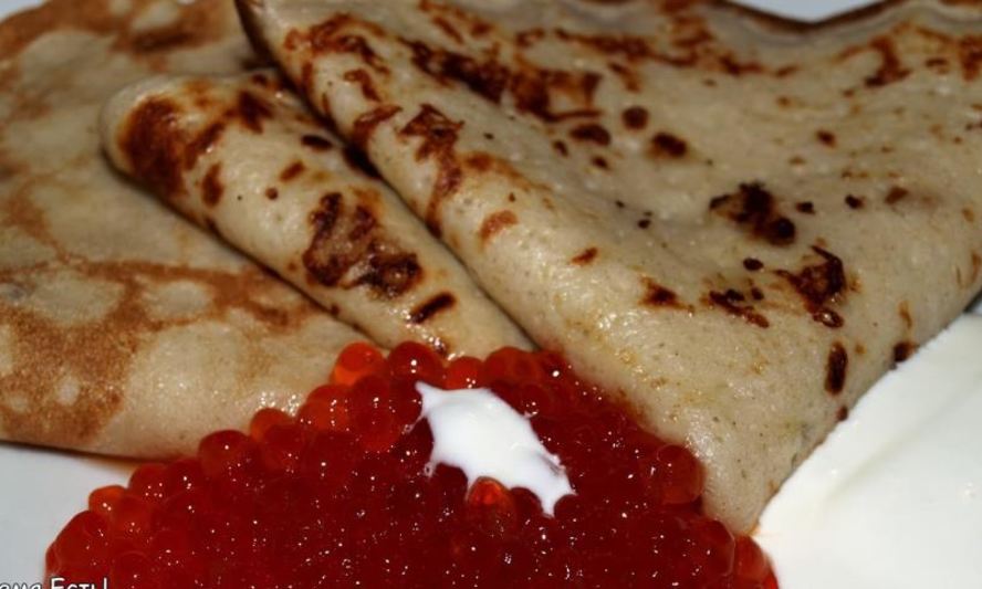 Рецепт блинчиков с припеком и сыром