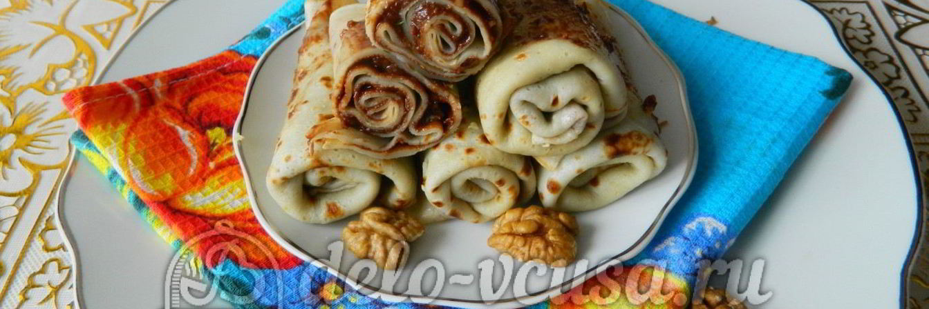 Блинчики с шоколадом