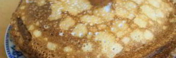 блинчики с творогом и вишней