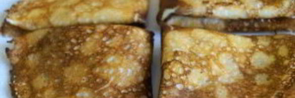 блинчики с творогом и вишней