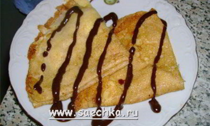 Рецепт блинчиков с творогом