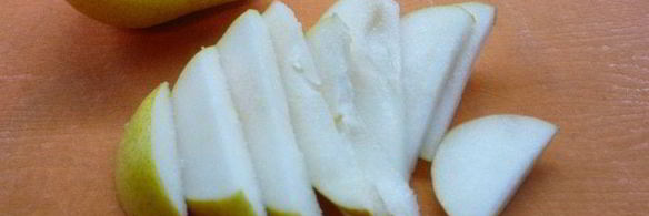 блинчики с яблочно-грушевым припеком и медом