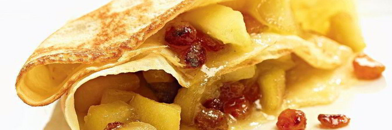 Блинчики с яблоками