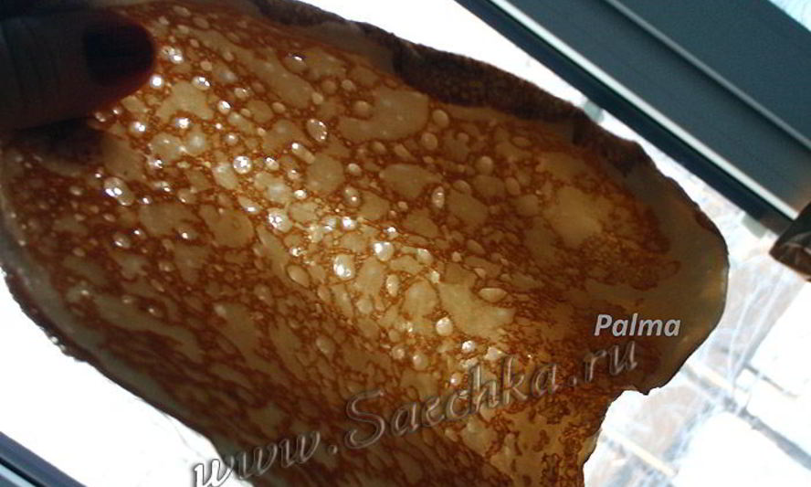 Рецепт блинов дырка на дырке