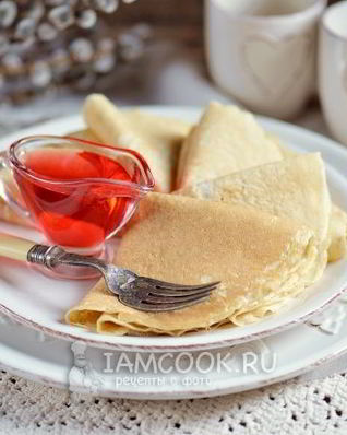 Блины из овсяных хлопьев