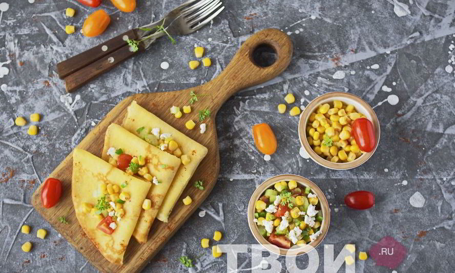 Рецепт блинов кукурузных