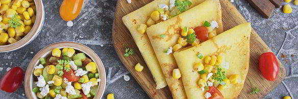 блины кукурузные