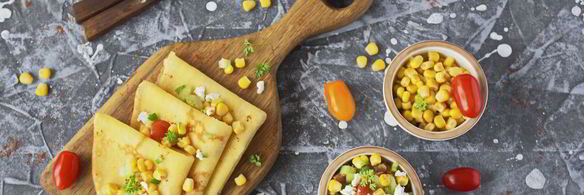 блины кукурузные