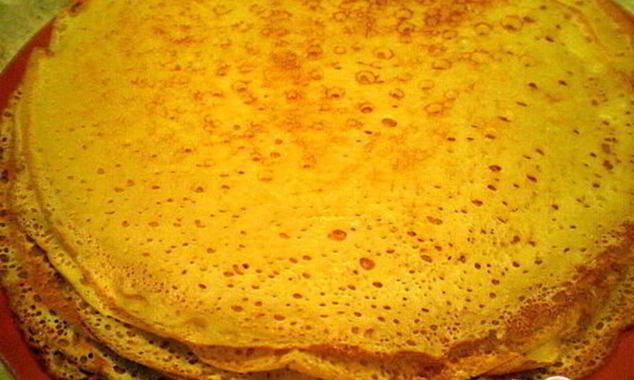 Рецепт блинов на кефире и молоке