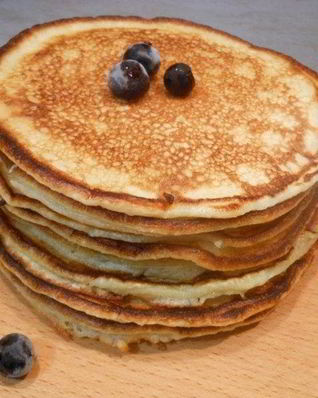 Блины на кефире с манкой