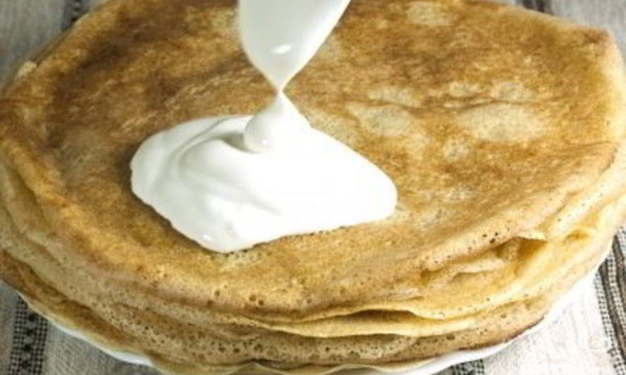 Рецепт блинов на прокисшем молоке