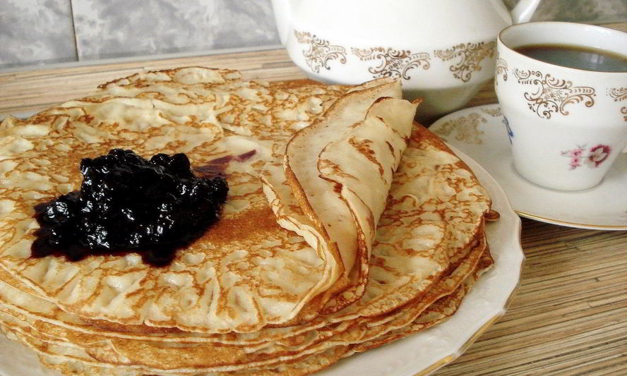 Рецепт блинов на ряженке тонкие