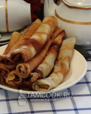 Блины на сливках