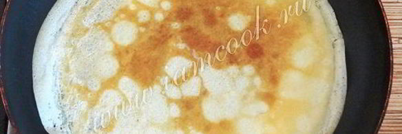 блины на сливках