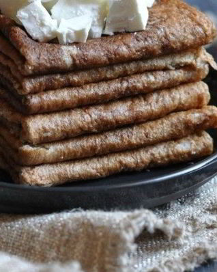 Блины ржаные постные