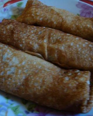 Блины с грибами