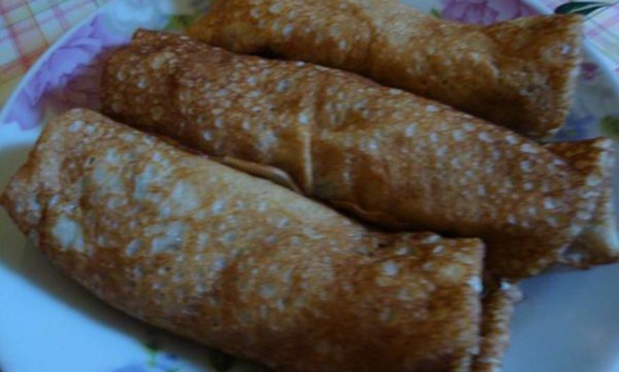 Рецепт блинов с грибами