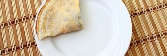 блины с грибным припеком