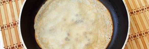 блины с грибным припеком